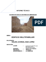 Estudio de suelos para edificio multifamiliar