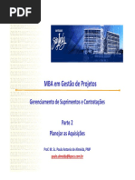 Parte 2 - Processo de Planejar as Aquisicoes