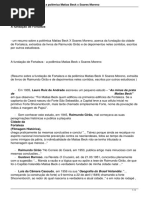 TEXTO Saia Justa, Salto Sete Estado Novo Cemora 50 Anos de Republica