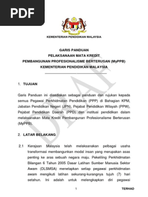 Garis Panduan Mata Kreditdoc Pdf Pdf