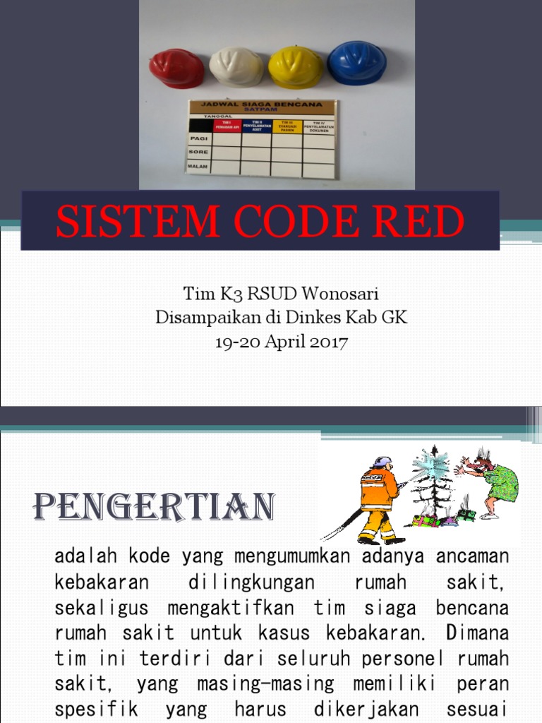 Sistem Code Red | PDF | Kajian Bahasa Asing