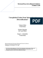 Unexploited Gains From International Diversification?: 9 J P A R C