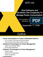 How Software and Hardware Can Cooperate To Manage Power Consumption