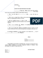 Affidavit of Low Income Template | PDF