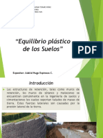 Equilibrio Plastico de Los Suelos - Adalid Espinoza