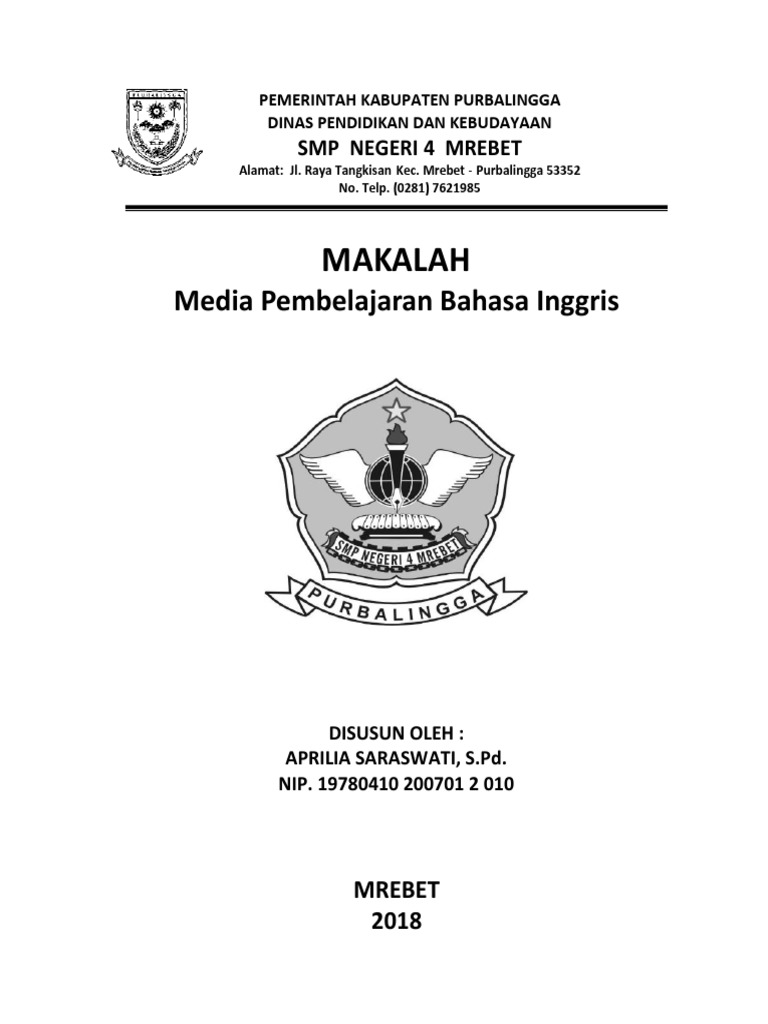 Makalah Media Pembelajaran Bahasa Inggris