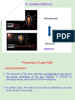 Laser Properties and Working Principle