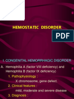 4. Hemostatic Disorder