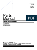 Caterpillar CAT 140H Motor Grader Parts Catalogue Manual PDF