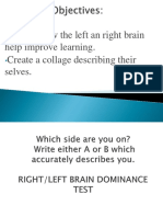 Left and Right Brain