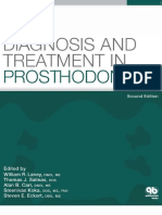 2011 Diagnosis and Treatment in Prosthodontics