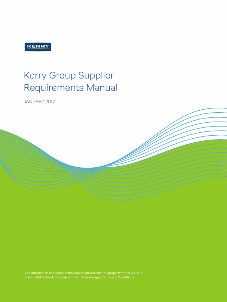 Supplier Requirements Manual 2017 | PDF | Hazard Analysis And Critical ...