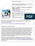 Sport in Society: Cultures, Commerce, Media, Politics