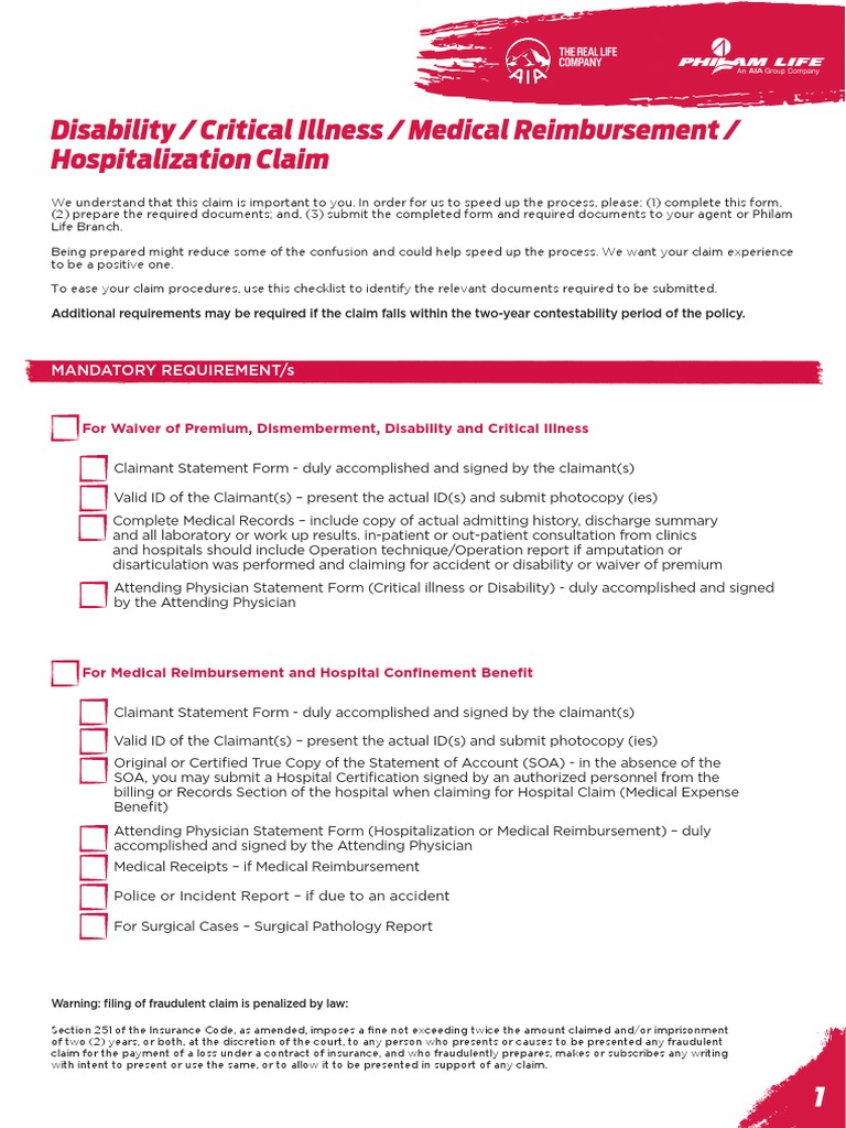 disability-critical-illness-medical-reimbursement-or-hospitalization