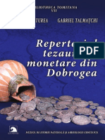 Repertoriul Tezaurelor Monetare Din Dobrogea