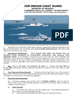 Notification Indian Coast Guard Navik GD 02 2019