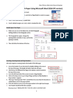 Formatting Papers A Pa 16