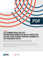 Breve 17 La Cobertura de Las Intervenciones de Alto Costo en Chile Una Visión Crítica Sobre La Ley Ricarte Soto