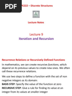 Iteration and Recursion: CPE222 - Discrete Structures