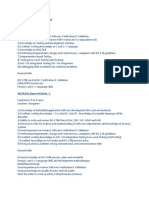 SW Requirments - Avionics - 20 Positions