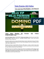 Situs Main Domino QQ Online