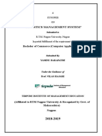 "Logistics Management System": Bachelor of Commerce (Computer Application) - III