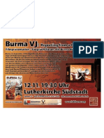 Burma Democratic Concern Deutschland - Burma Büro Deutschland Burma Talk Cologne