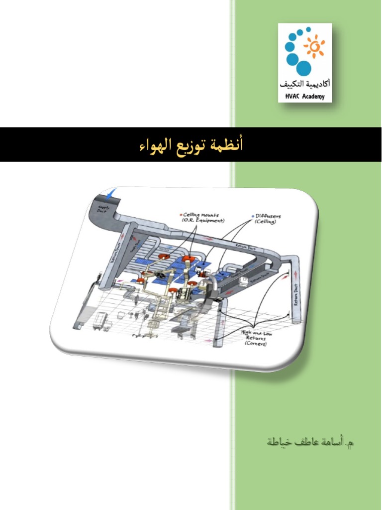 تصميم أنظمة مجاري الهواء Pdf Pdf