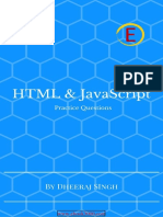 HTML & JavaScript - Practice Questions PDF