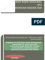 Pengurangan Kadar Air