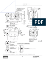Series PV Dimensions: Axial Piston Pump