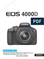 EOS 4000D Instruction Manual RO