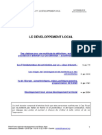 Les Fondamentaux Le Developpement Local