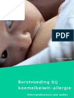 Informatiebrochure Voor Ouders - Borstvoeding Bij Koemelkeiwit-Allergie (2018)