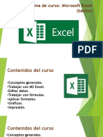 Programa de Curso MS Excel Basico