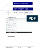 Embassy - Integration & Regression Testing - Breakdown Scheduling