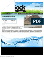 Product Specification _ Silt Sock Erosion Control