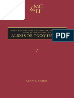 (Major Conservative and Libertarian Thinkers 7) Alan S. Kahan-Alexis de Tocqueville (Major Conservative and Libertarian Thinkers, Vol. 7) -Continuum International Publishing Group (2010)