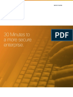 30 Minutes To A More Secure Enterprise.