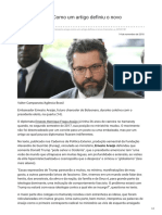 Huffpostbrasil.com-Ernesto Araújo Como Um Artigo Definiu o Novo Chanceler