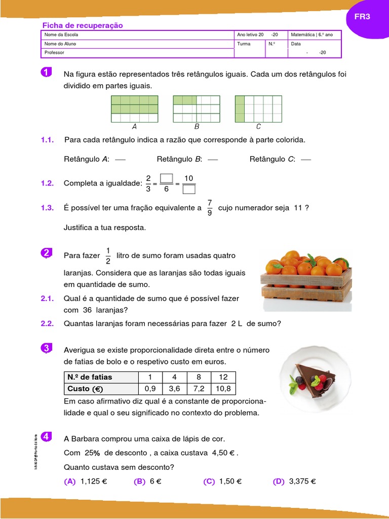 Proporcionalidade Direta