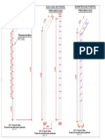 Detalles dimensiones y disposición orificios postes prefabricados