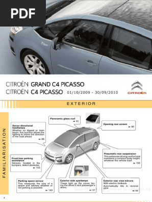 Citroen-Citroen C4 Picasso User Manual | Pdf | Automatic Transmission | Trunk (Car)