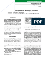 Analgesia Postoperatoria en Cirugía Pediátrica PDF