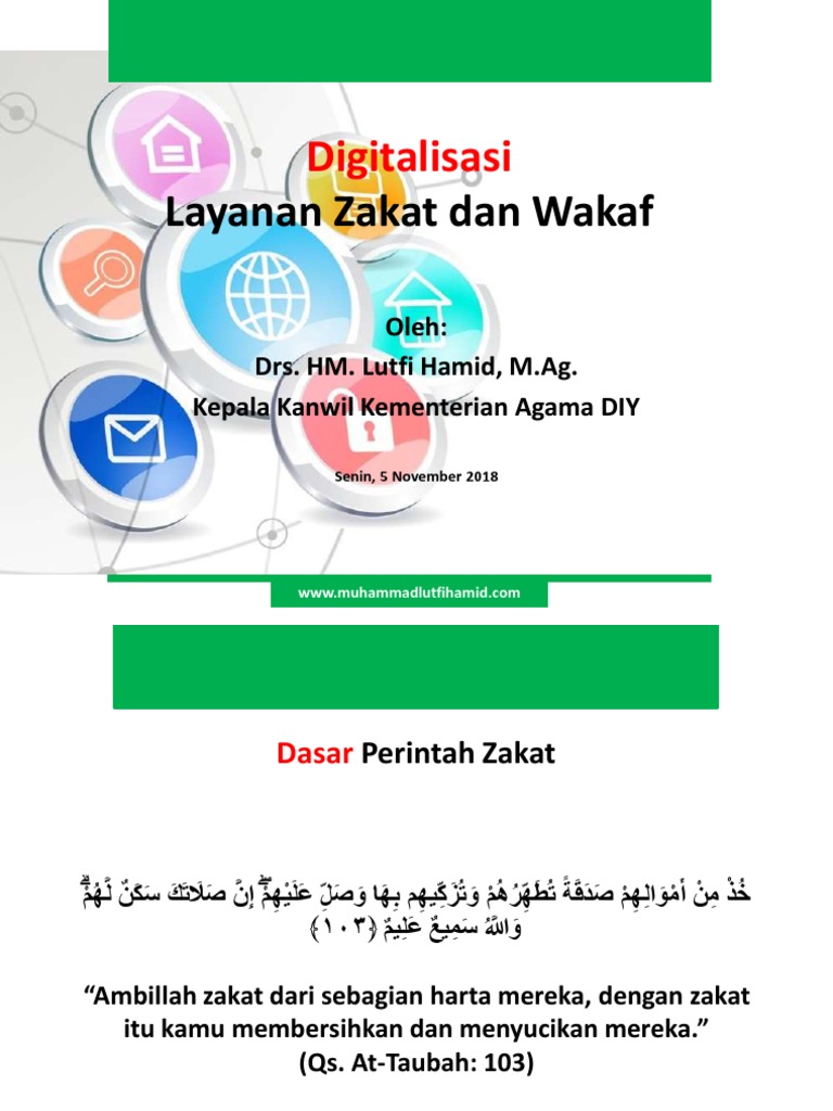 Digitalisasi Layanan Zakat Dan Wakaf Pdf