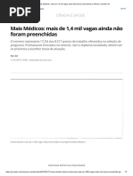 Mais Médicos_ Mais de 1,4 Mil Vagas Ainda Não Foram Preenchidas _ Ciência e Saúde _ G1