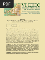 Minicurso Impérios Ibéricos de Antigo Regime