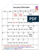 Shot Calendar PN January 2019