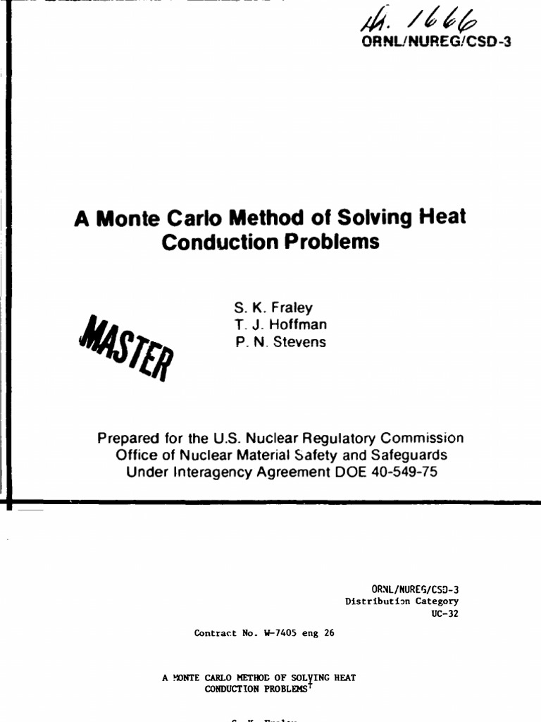 Téléchargement | PDF | Monte Carlo Method | Thermal Conduction