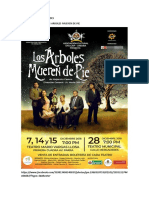 Análisis de publicidades de eventos teatrales